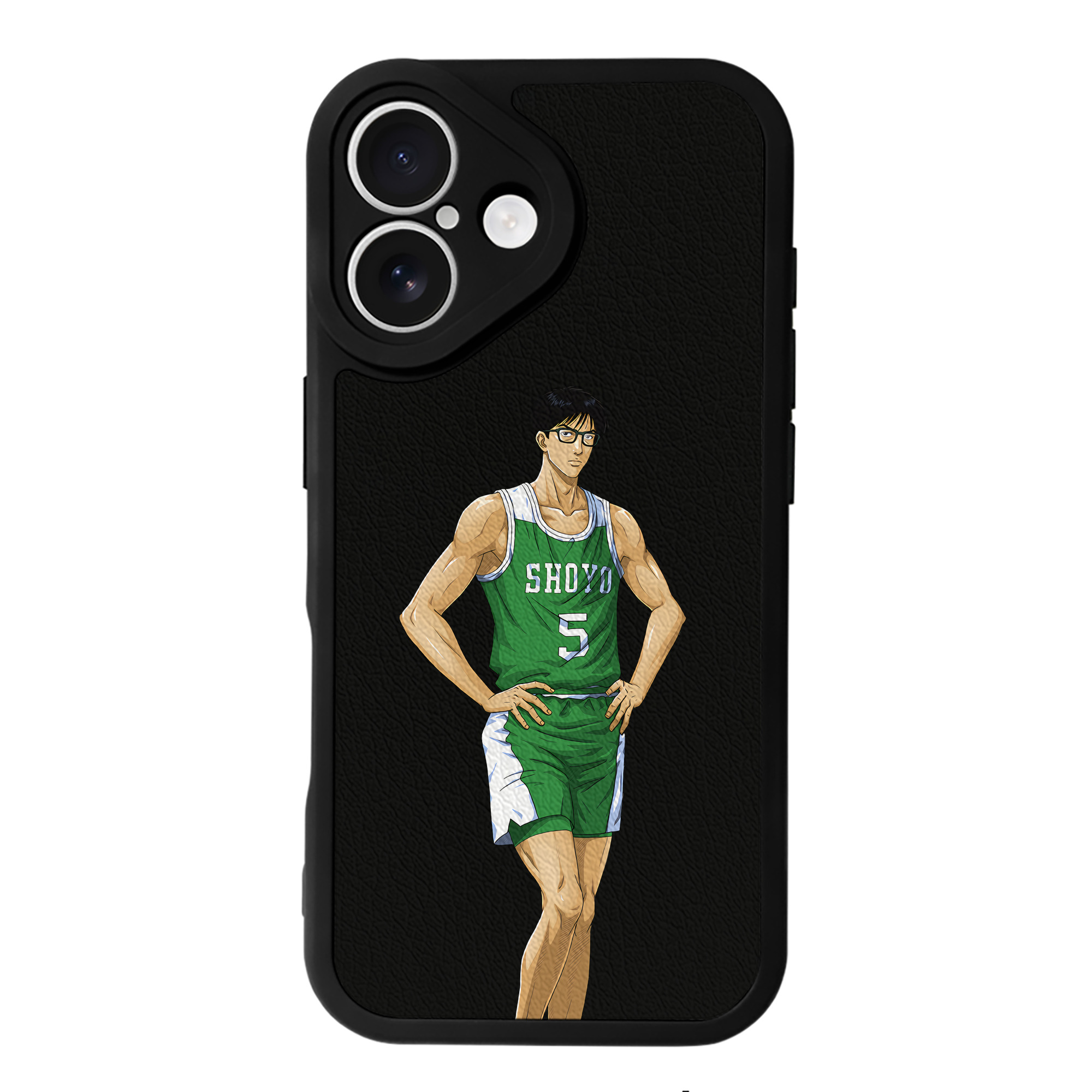 （画像用） SLAM DUNK／スラムダンク 【iPhone 16シリーズ対応】シリコンスマホケース（レザー調） 材質：シリコン